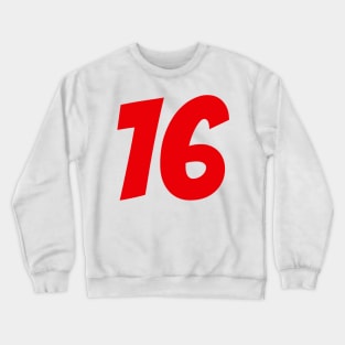 Charles Leclerc 16 - Driver Number Crewneck Sweatshirt